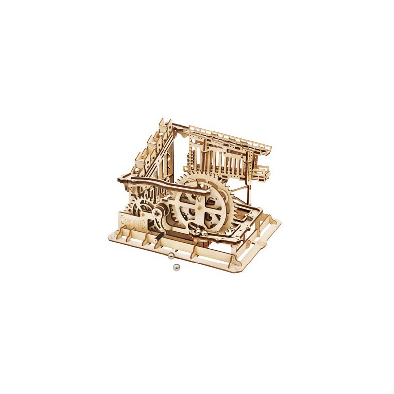 Puzzle 3D mécanique intermédiaire pour maquette Trapdoors Marble run
