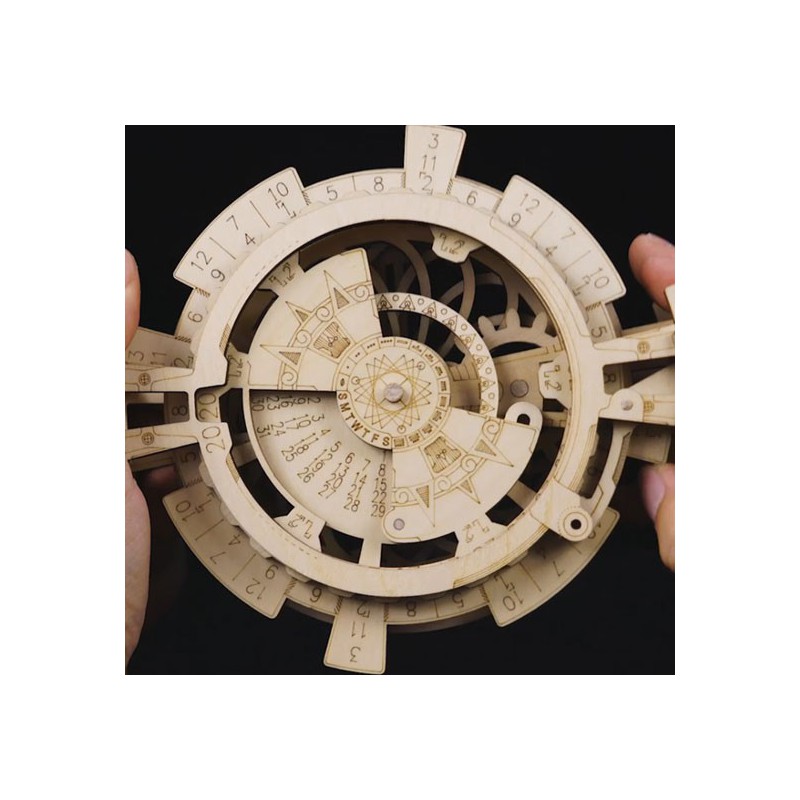 Puzzle 3D mécanique facile pour maquette Calendrier Perpétuel Robotime