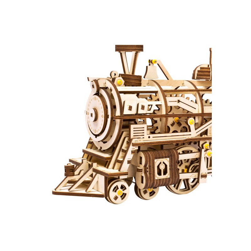 Puzzle 3D mécanique Locomotive Robotime