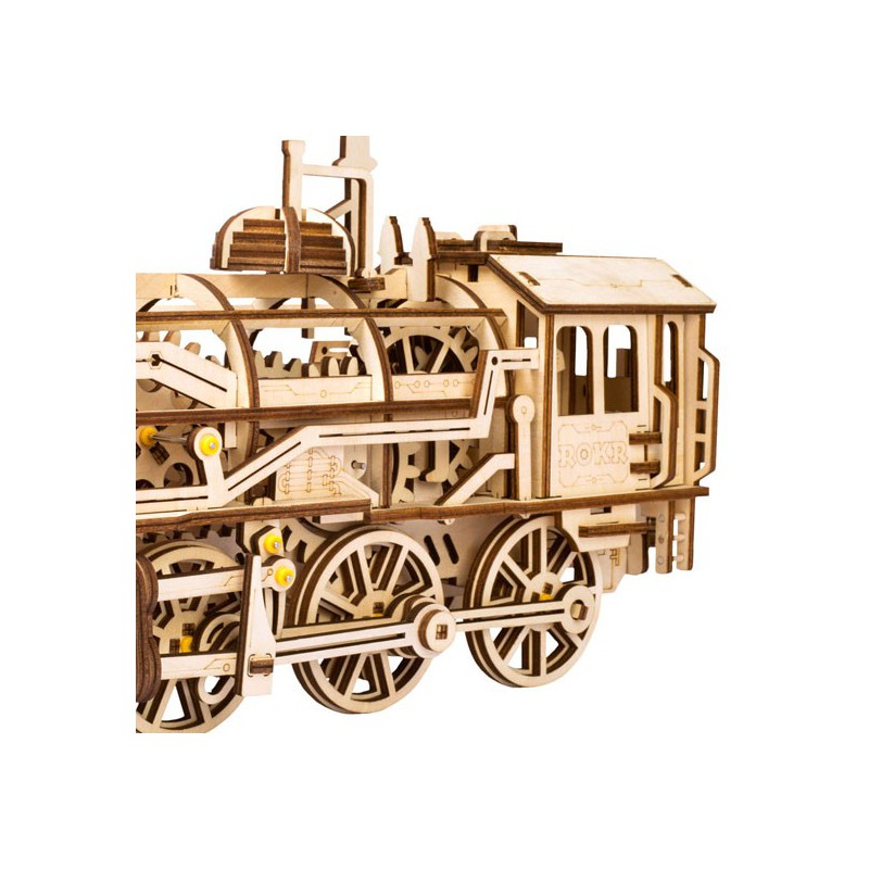 Puzzle 3D mécanique Locomotive Robotime