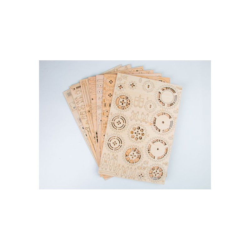 Puzzle 3D mécanique Locomotive Robotime