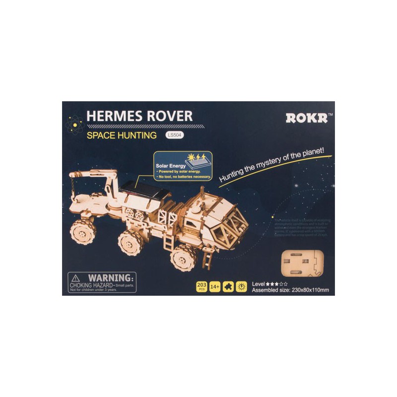 Puzzle 3D mécanique intermédiaire pour maquette Véhicule d'exploration