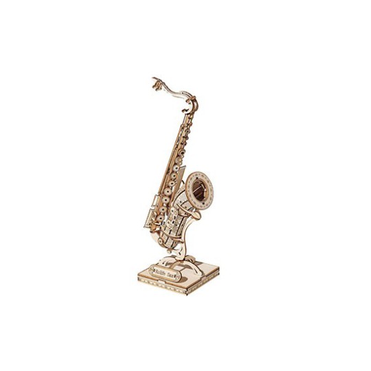 Puzzle 3D mécanique facile pour maquette Le Saxophone