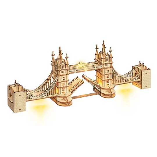 Puzzle 3D mécanique facile pour maquette Tower Bridge London