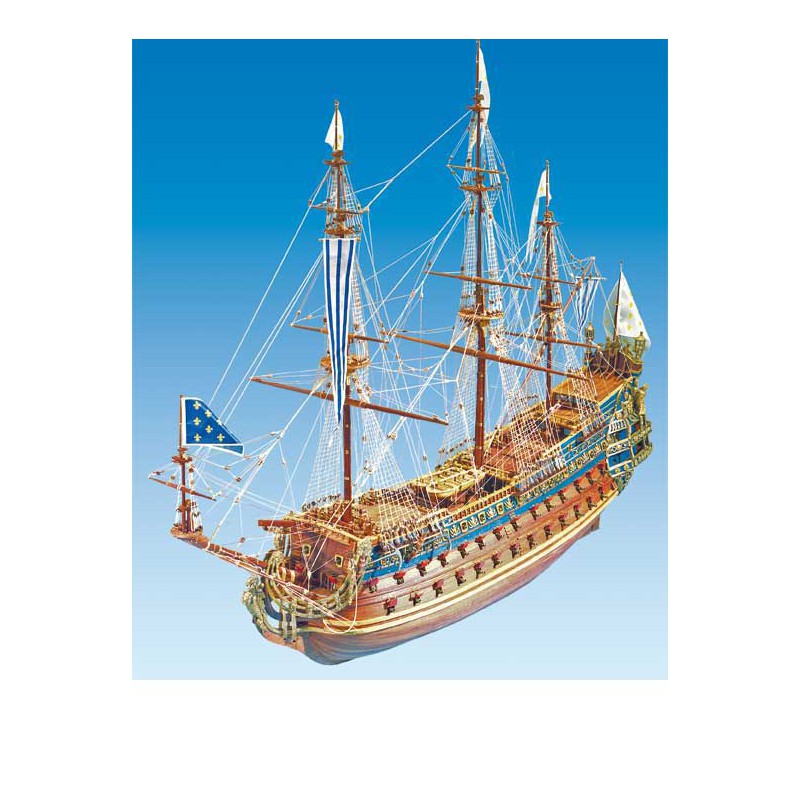 Bateau statique LE SOLEIL ROYAL 1/77