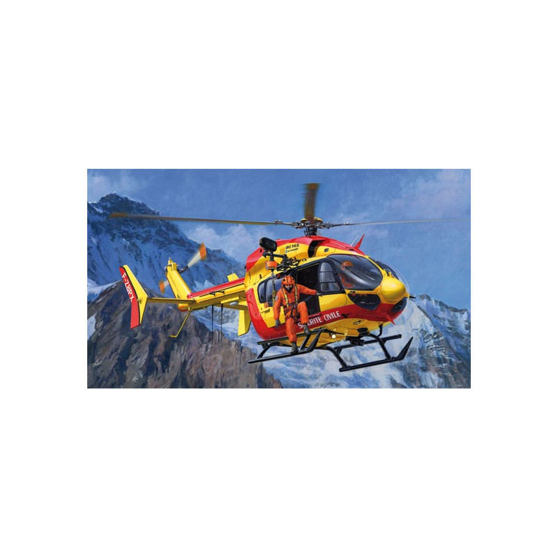 Hélicoptère électrique radiocommandé SRB - EC145 SECURITE CIVILE