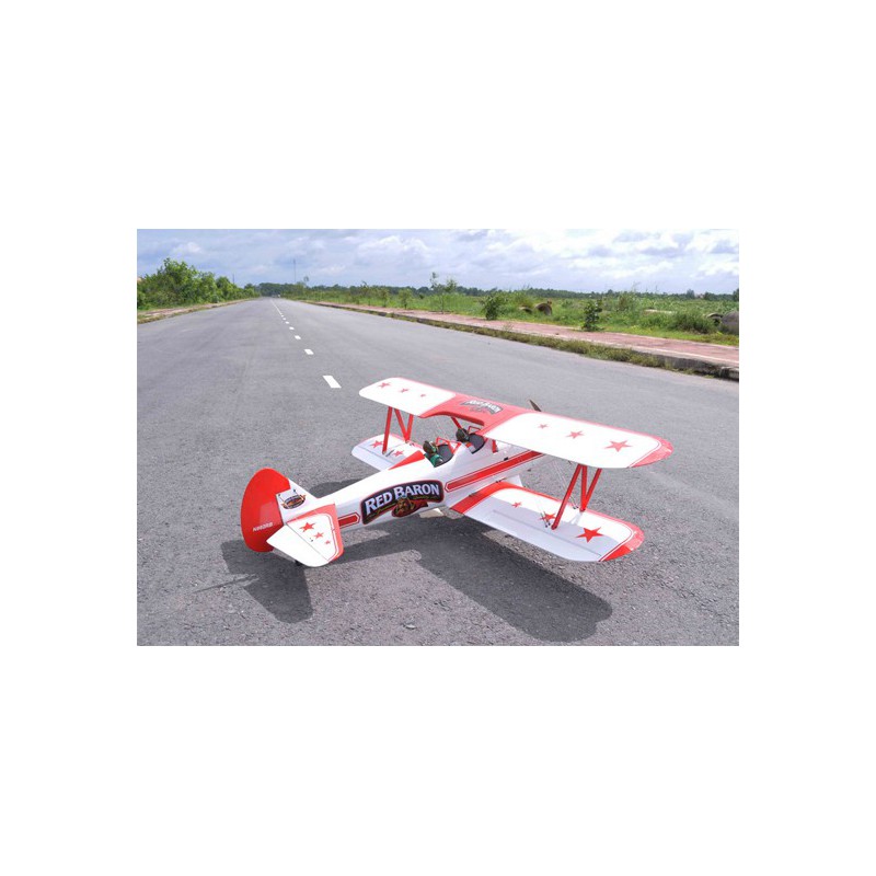 Avion thermique radiocommandé Red Baron Stearman 20cc ARF