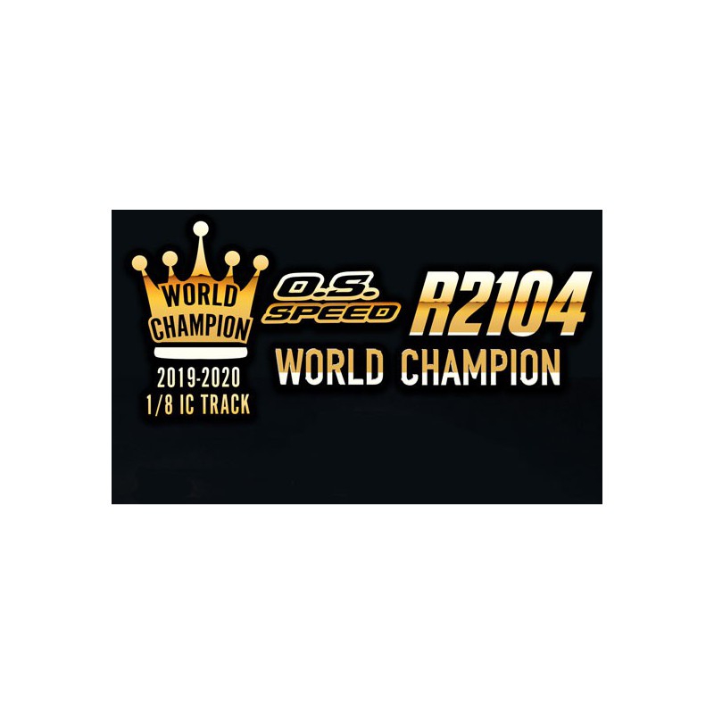 Moteur thermique radiocommandé R2104 WORLD CHAMPION LIMITED EDITION