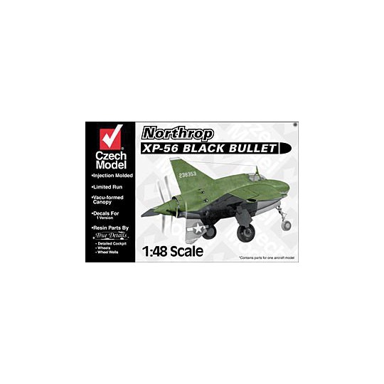 Maquette d'avion en plastique XP-56 BLACK BULLET 1/48