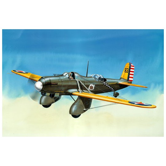 Maquette d'avion en plastique CURTISS A-8 SHRIKE 1/48