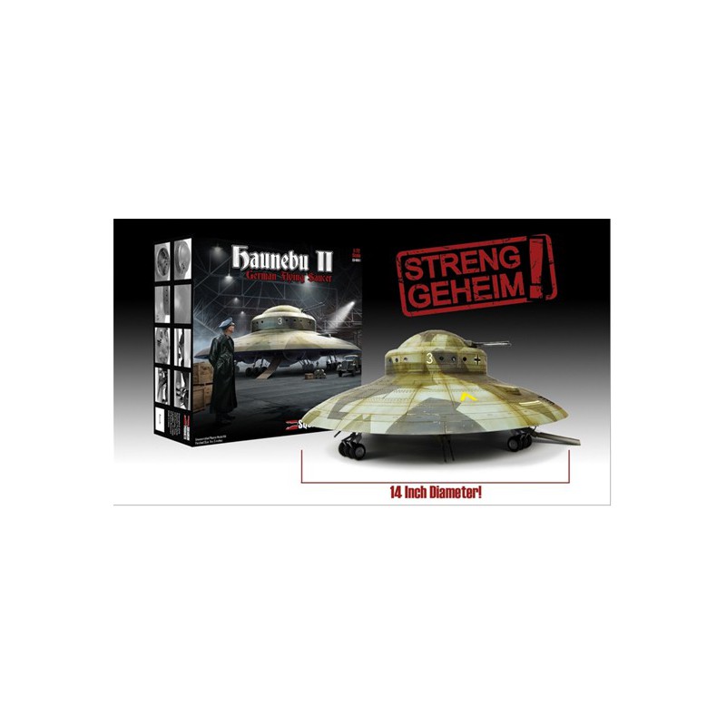 Maquette d'avion en plastique HANEBU II Saucer 1/72