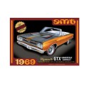 Maquette de voiture en plastique 1969 Plymouth GTX Convertible 1/25