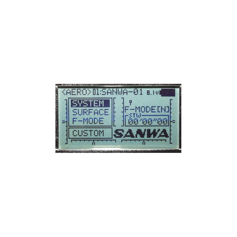 Ensemble pour radiocommande SD 10G SANWA 2.4 GHz 10 Voies