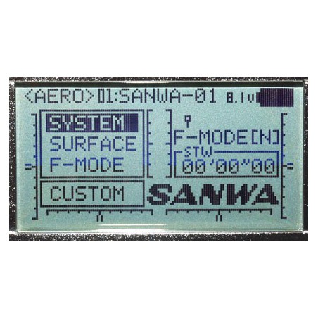 Ensemble pour radiocommande SD 10G SANWA 2.4 GHz 10 Voies