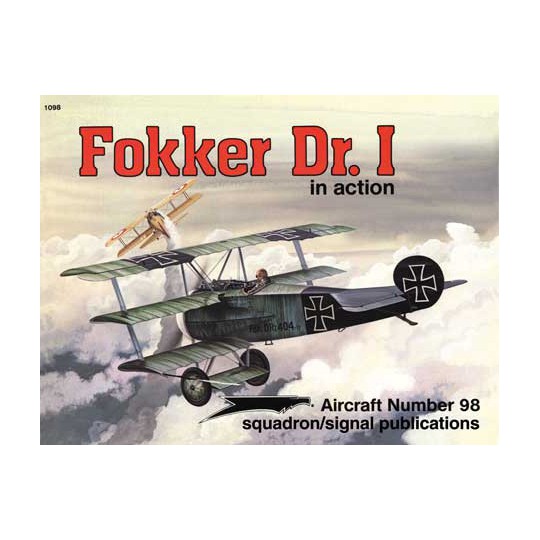 Livre FOKKER DR.1 IN ACTION
