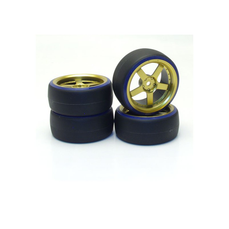 Accessoires pour voiture radiocommandée 4 Roues Drift Gold 0°