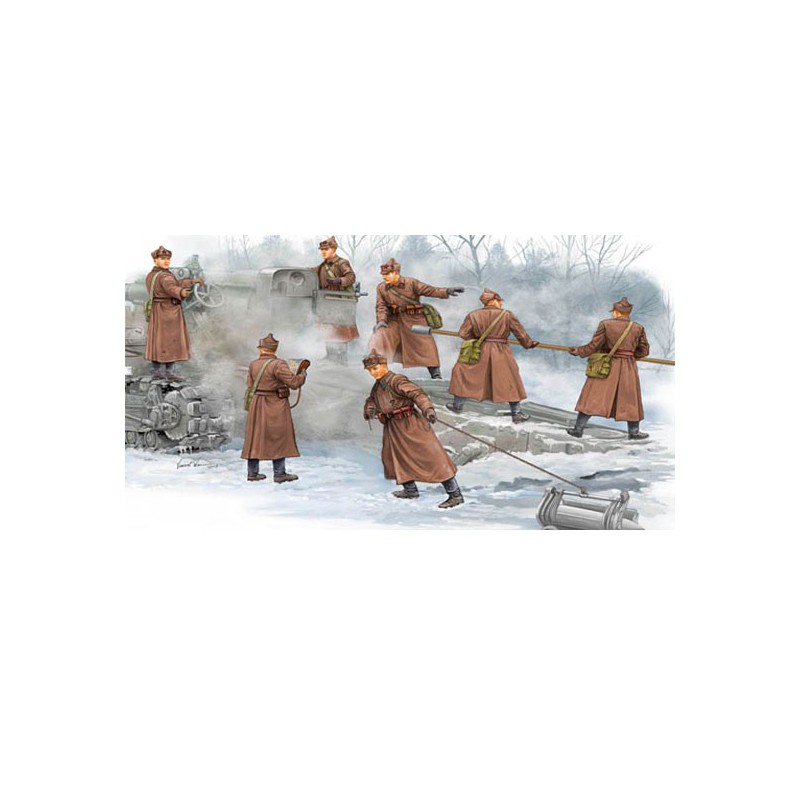 Figurine SOVIET B-4 ARTILLERY CREW