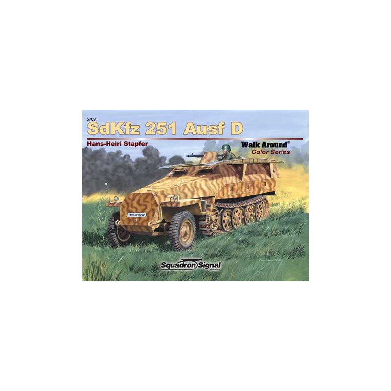 Livre SDKFZ 251 Ausf D COLOR WALK AROUND