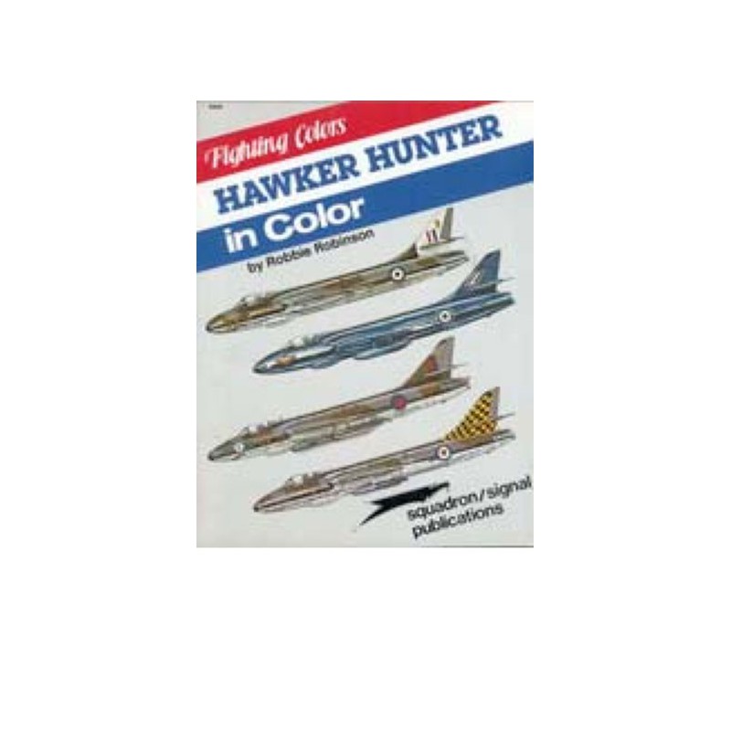 Livre HAWKER HUNTER in COLOR