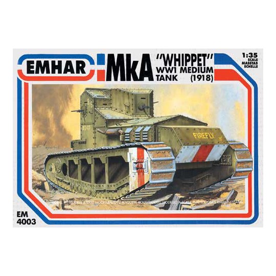 Maquette de Char en plastique WHIPPET TANK1/35