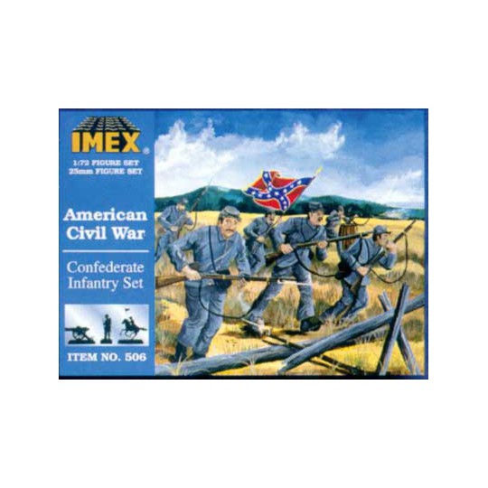 Figurine INFANTERIE CONFEDEREE1/72