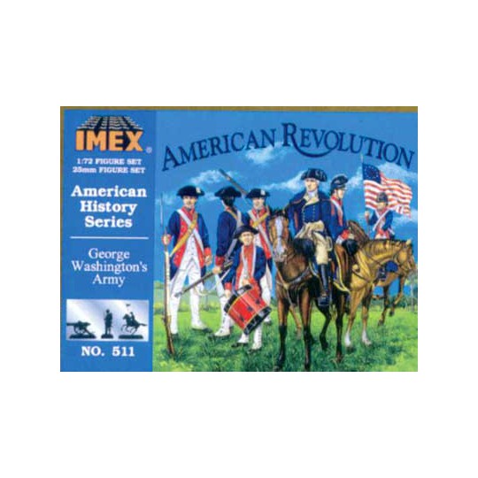 Figurine ARMEE G. WASHINGTON1/72