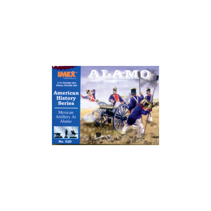 Figurine ARTILLERIE MEXICAINE ALAMO1/72