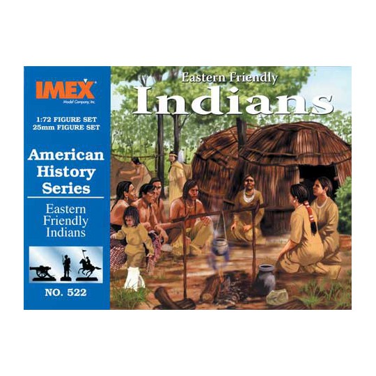 Figurine EASTERN FRIENDLY INDIANS1/72