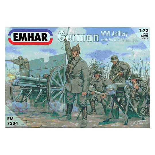Figurine ARTILLERIE ALLEMANDE et EQUIPEMENT1/72