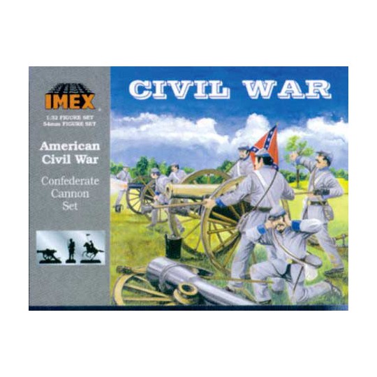 Figurine US 6LB. CONFEDERATE CANON1/32