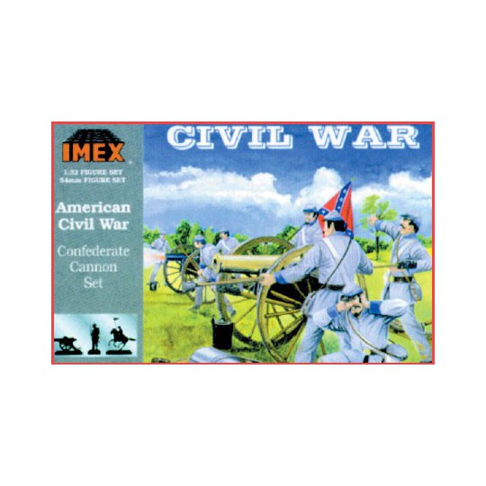 Figurine US 10LB. CONFEDERATE CANON1/32