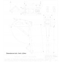 Accessoire embarqué TRAIN RENTRANT PNEUMATIQUE BI-JAMBES ROTATIF - 1/5