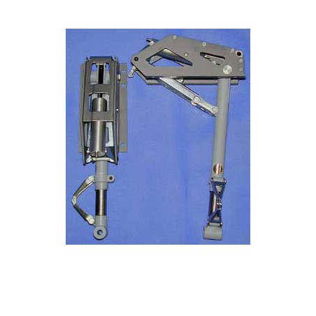 Accessoire embarqué TRAIN RENTRANT PNEUMATIQUE BI-JAMBES 9 à 20Kg - 85° - 203mm