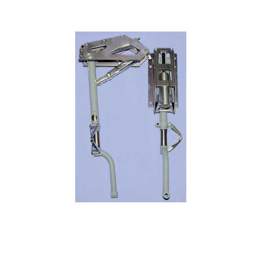 Accessoire embarqué TRAIN RENTRANT PNEUMATIQUE BI-JAMBES 9 à 20Kg - 85° - 279mm