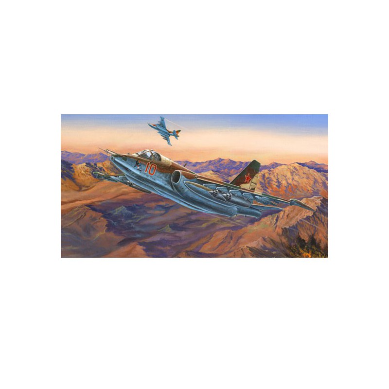 Maquette d'avion en plastique SU-25 FROGFOOT A