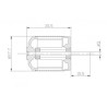 Moteur électrique radiocommandé Moteur DM2220 Kv1100