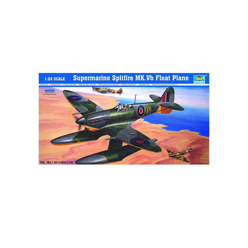 Maquette d'avion en plastique SUPERMARINE SPITFIRE MK.VB