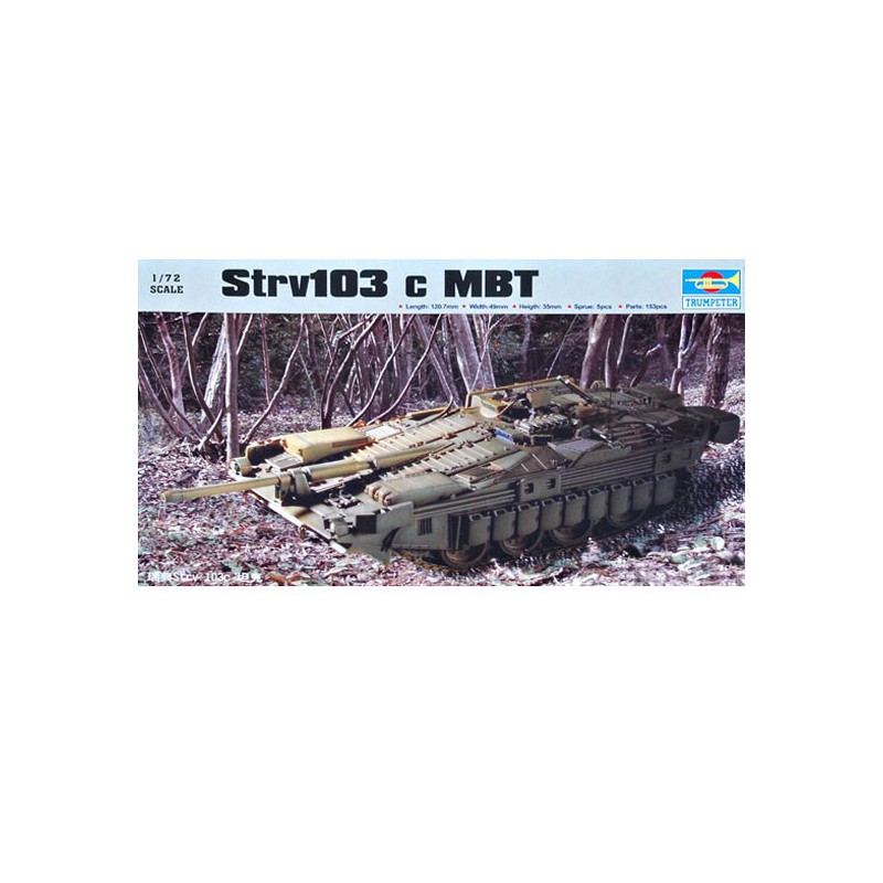 Maquette de Char en plastique SWEDEN STRV.103C TANK