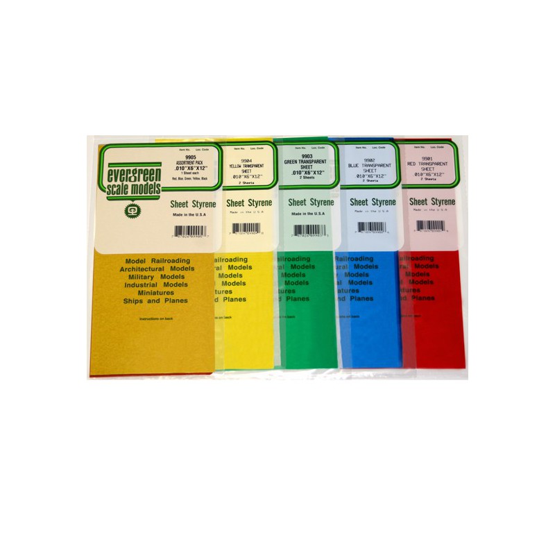 Présentoirs pour matériau Assort. Compl. Plaques Transparentes