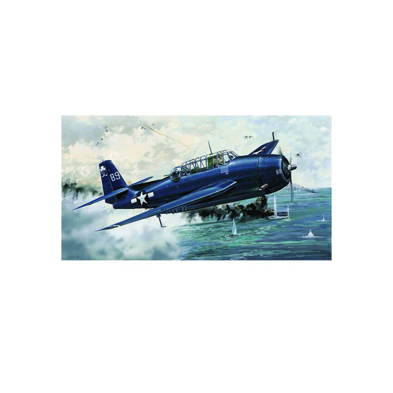 Maquette d'avion en plastique TBM-3 AVENGER