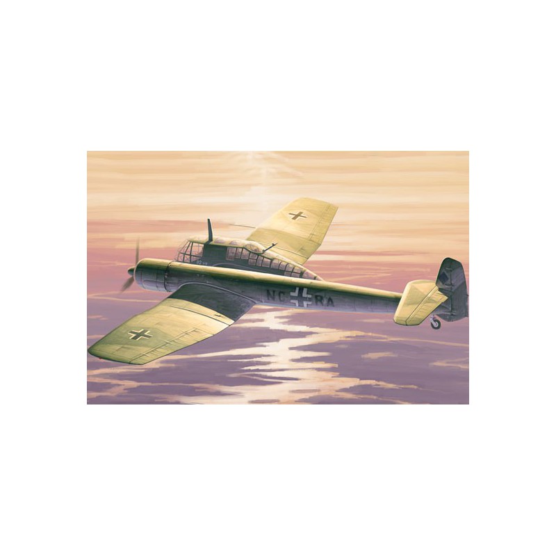 Maquette d'avion en plastique German BV-141 1/48