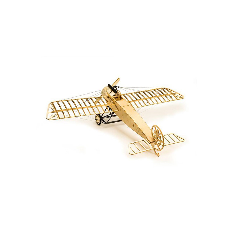 Maquette d'avion en bois FOKKER-E statique en kit