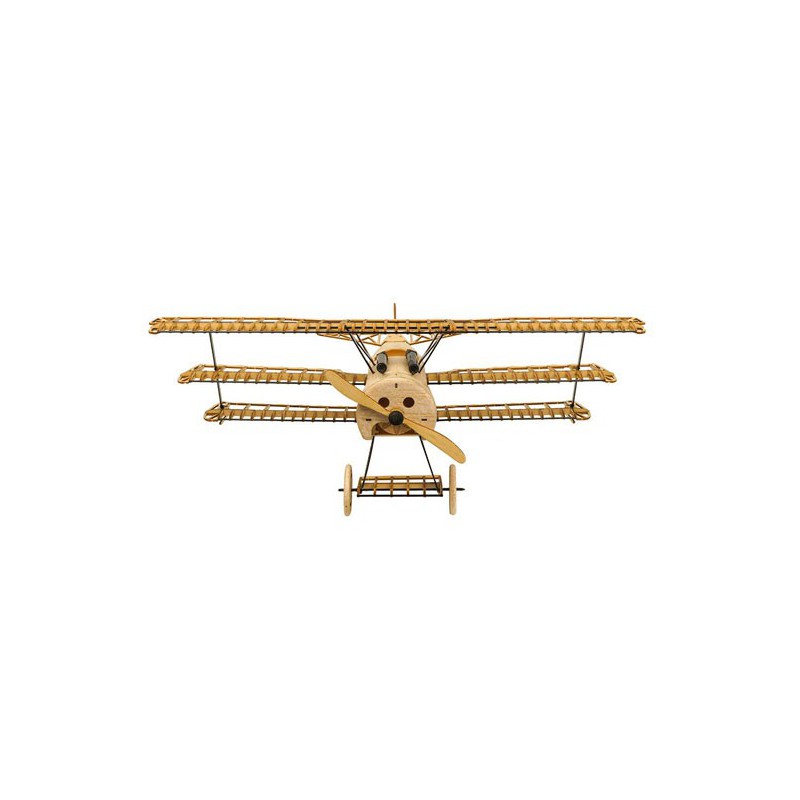 Maquette d'avion en bois Fokker DR1 Static 1/18 400 mm