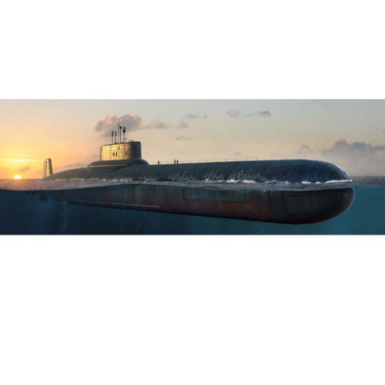 Maquette de Bateau en plastique Russian Navy Typhoon Class SSBN 1/350