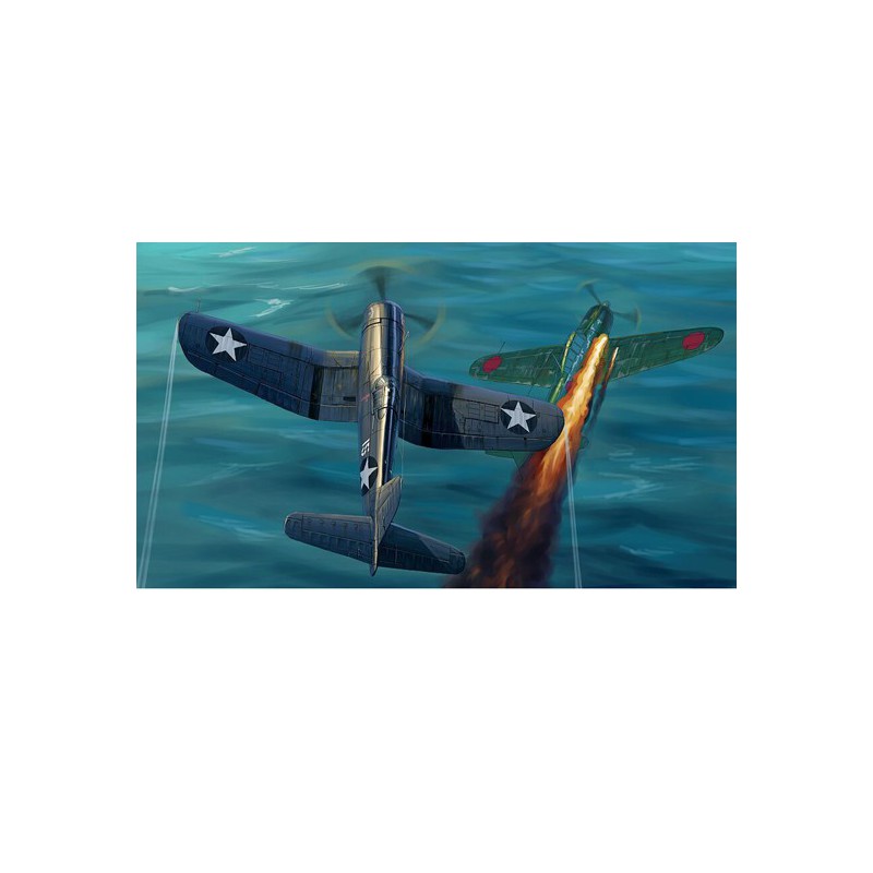 Maquette d'avion en plastique F4U-1 Corsair Late 1/48