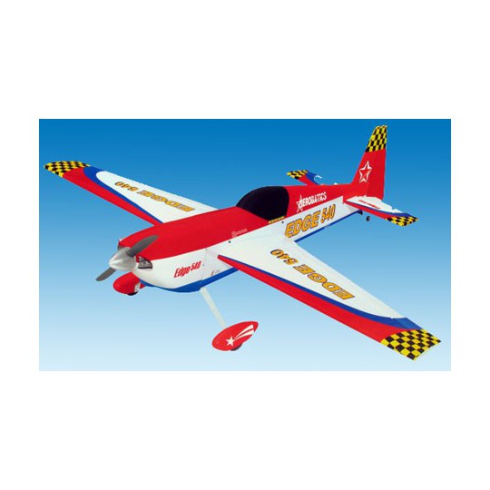 Avion thermique radiocommandé EDGE 540 V2 - 180 ARF - BLANC/ROUGE