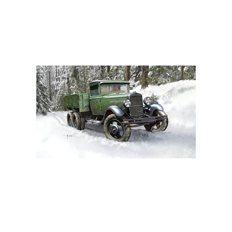 Maquette de camion en plastique GAZ-AAA Truck 1/35