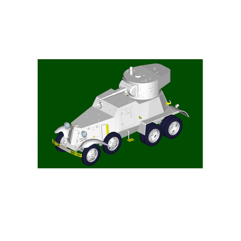Maquette de Char en plastique Soviet BA-6 Amor Car 1/35