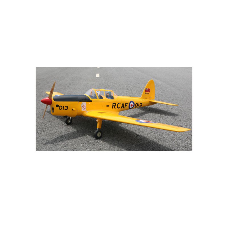 Avion thermique radiocommandé DHC-1 Chipmunk 33cc jaune