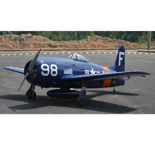 Avion thermique radiocommandé Grumman F8F-2, Bearcat, Navy 33cc ARF